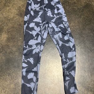 Floral Patterned Kids Leggings